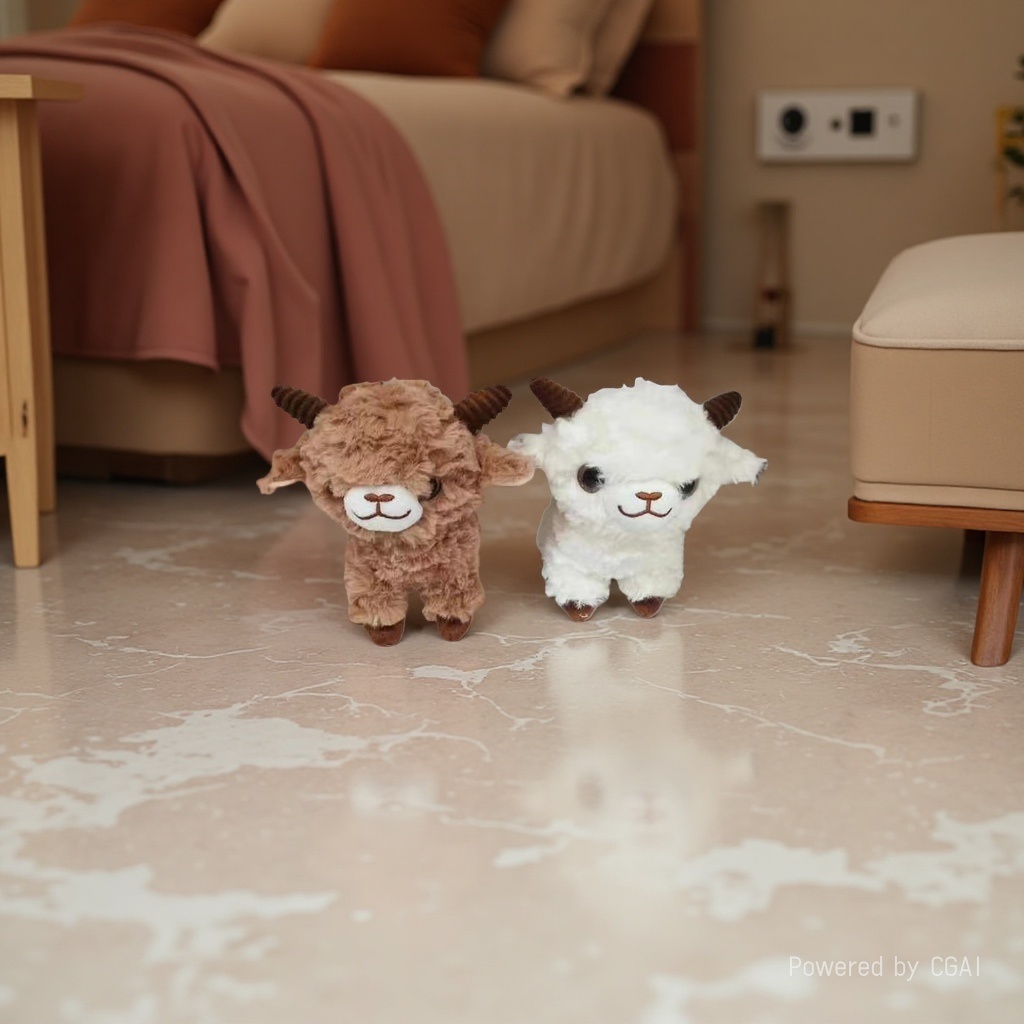 Plush little sheep, plush toys, trendy dolls, plush figurines, cute dolls Application Scenario
