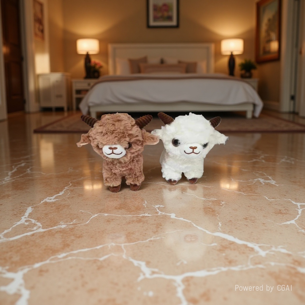 Plush little sheep, plush toys, trendy dolls, plush figurines, cute dolls details Picture