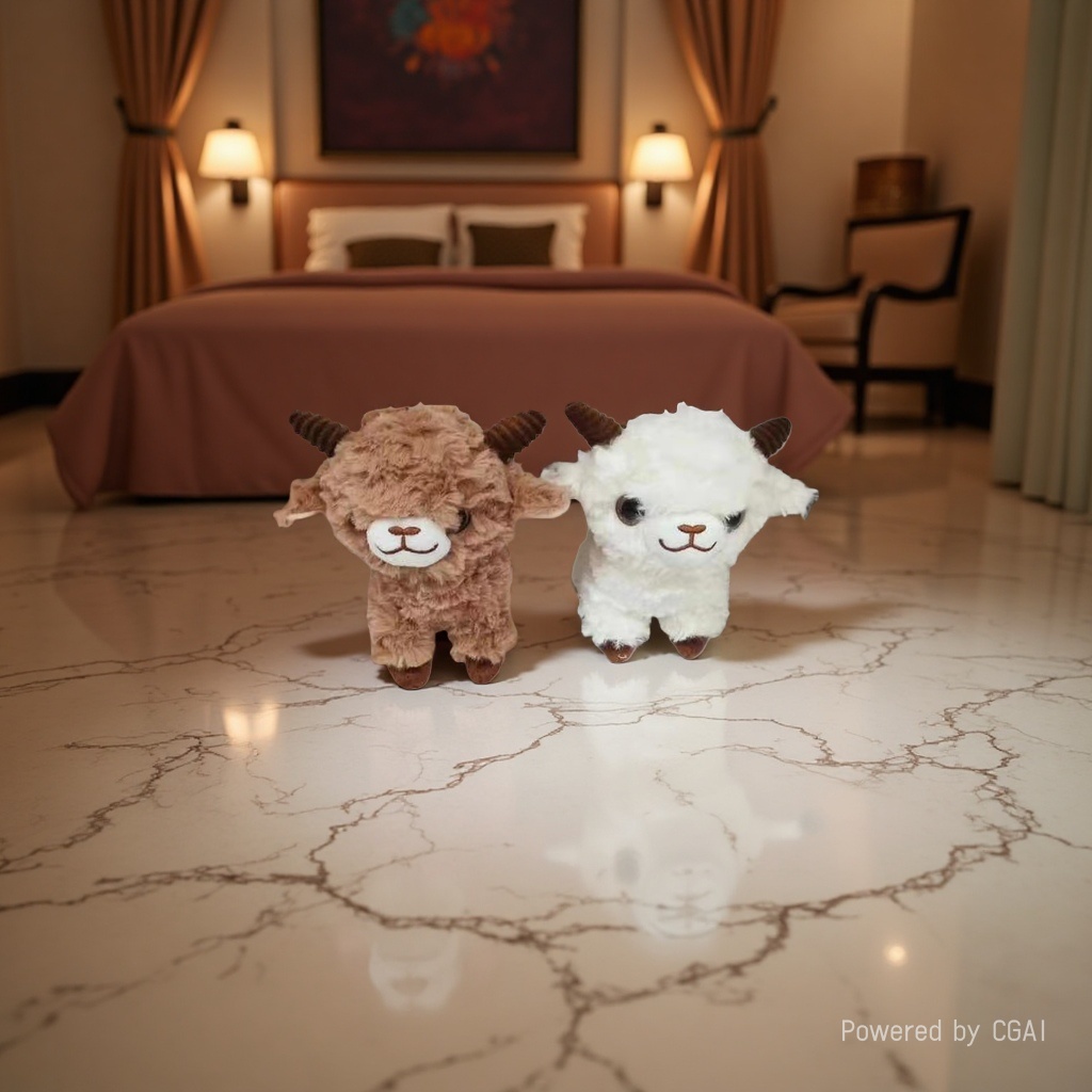 Plush little sheep, plush toys, trendy dolls, plush figurines, cute dolls Specification image
