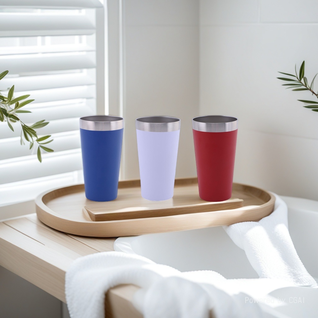 Brazilian lidless beer cups, 304 stainless steel vacuum insulated cups, outdoor portable cold drink water cups, ins mouth cups Application Scenario
