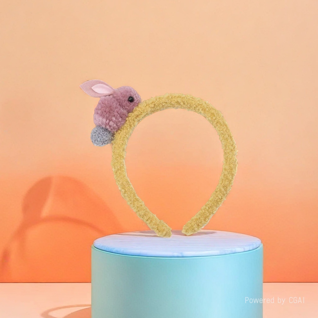 Korean-style patchwork hairband for women and children, leather thin headband, fashionable, versatile and simple style Application Scenario