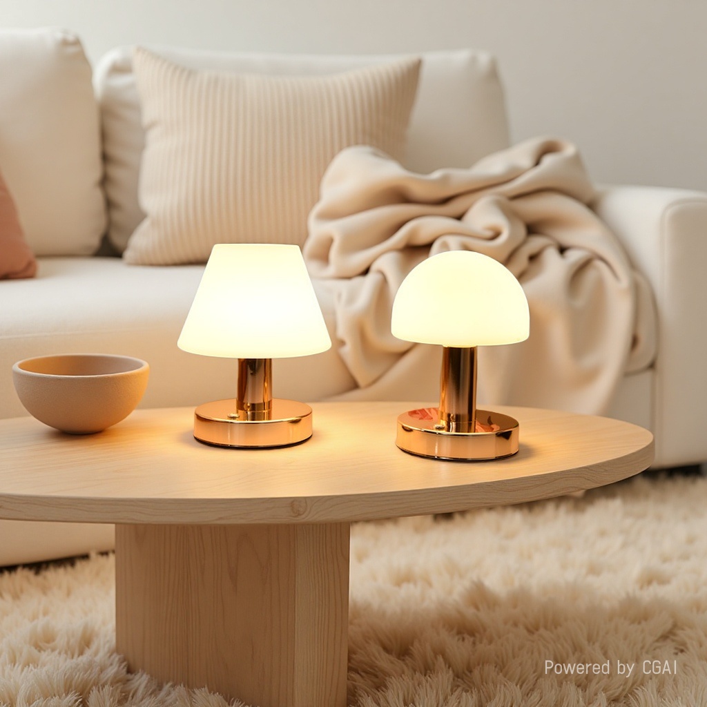 Retro smart desk lamp, atmosphere sunset lamp, pet-shaped lamp, general lighting bedside lamp Specification image