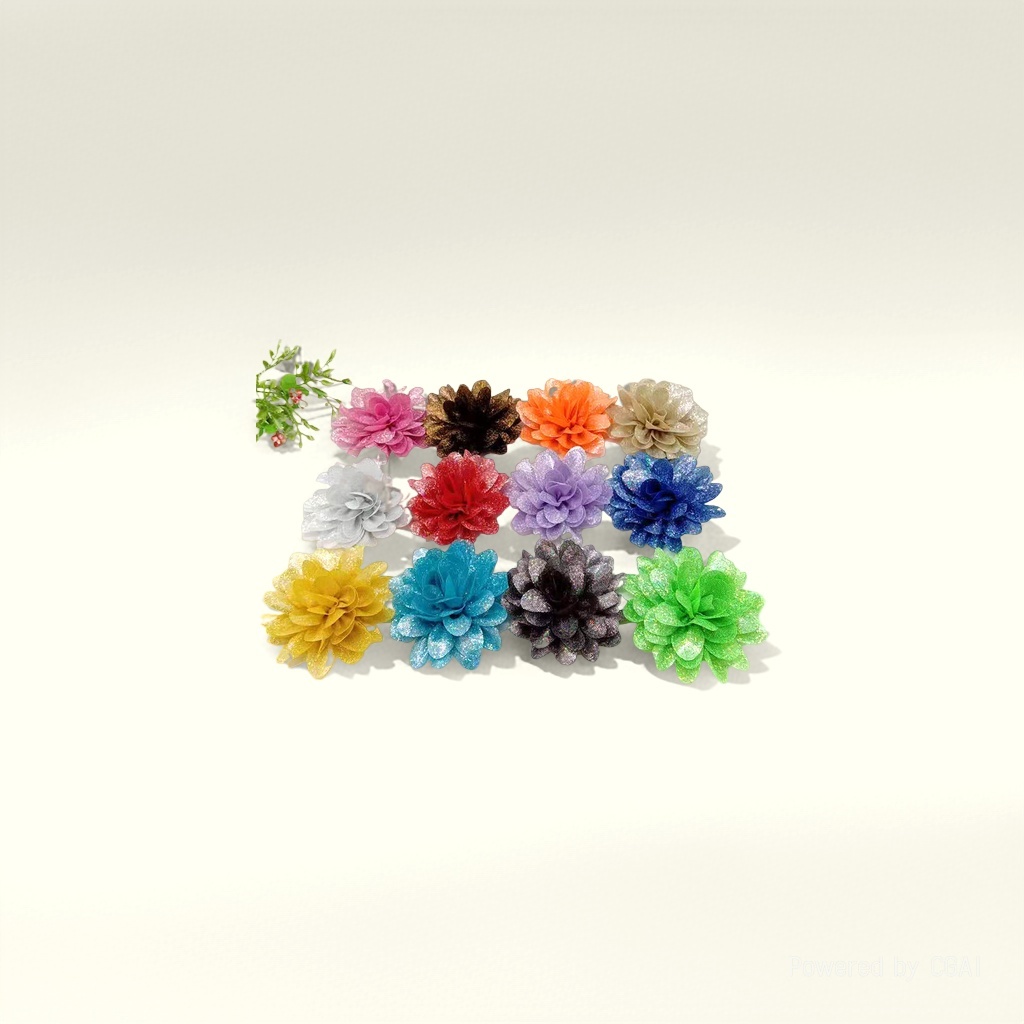 8cm small Daisy stamens, diy fabric flower hair accessory materials, clothing accessories, accessories and accessories Specification image