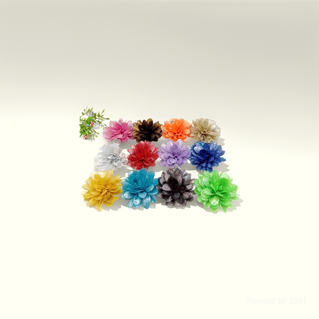 8cm small Daisy stamens, diy fabric flower hair accessory materials, clothing accessories, accessories and accessories Application Scenario
