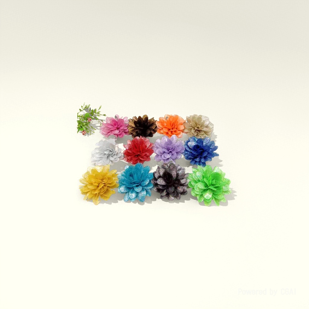 8cm small Daisy stamens, diy fabric flower hair accessory materials, clothing accessories, accessories and accessories details Picture