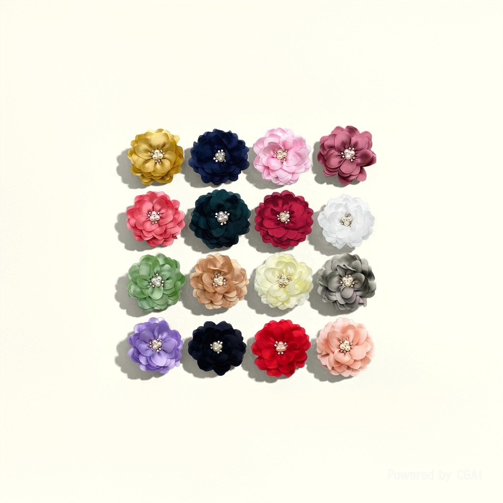 DIY fabric flower accessories, hair accessories, Korean-style brooches, shoes and hats, flower accessories, direct supply from the manufacturer Item Picture