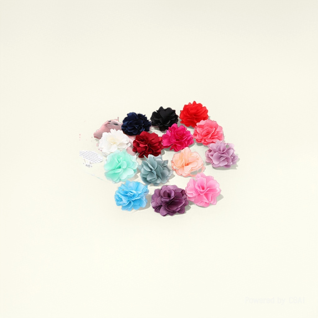 Factory stock of Korean-style three-dimensional fabric flower diy accessories, clothing, shoe materials, accessories and flower heads details Picture