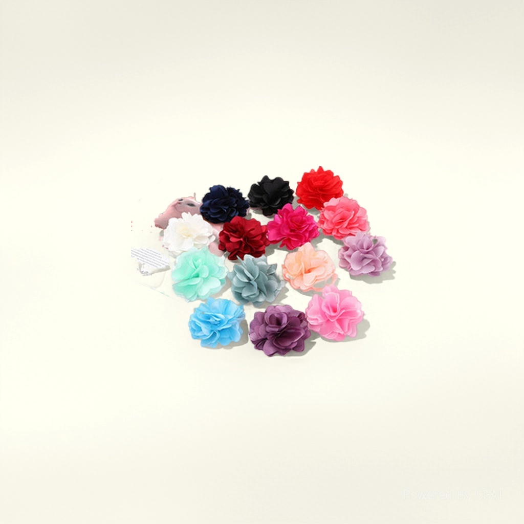 Factory stock of Korean-style three-dimensional fabric flower diy accessories, clothing, shoe materials, accessories and flower heads Item Picture