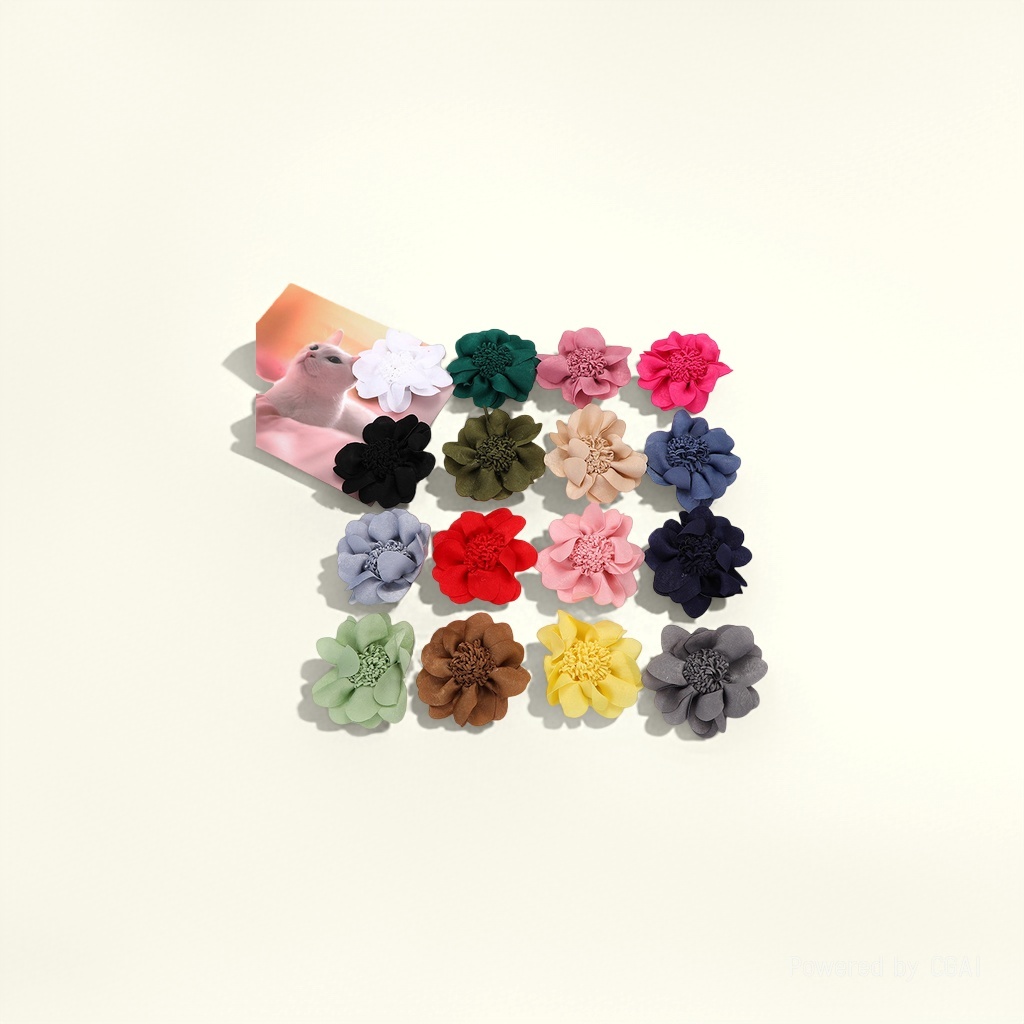 diy simulated fabric flower hats, bags, shoes, clothing, hair accessories, corsages, accessories and accessories, various specifications of chiffon flowers Application Scenario