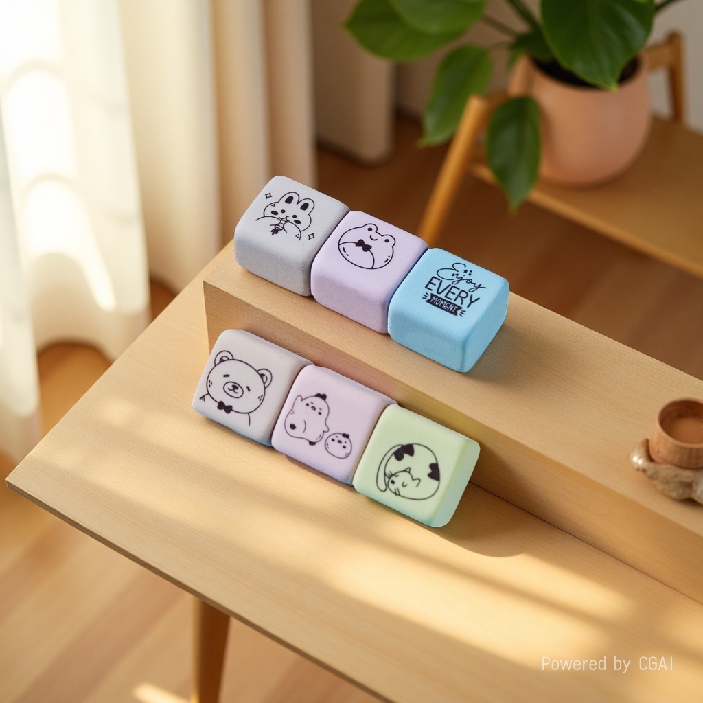 橡皮/文具/拖鞋橡皮擦/橡皮擦套装/潮玩产品图