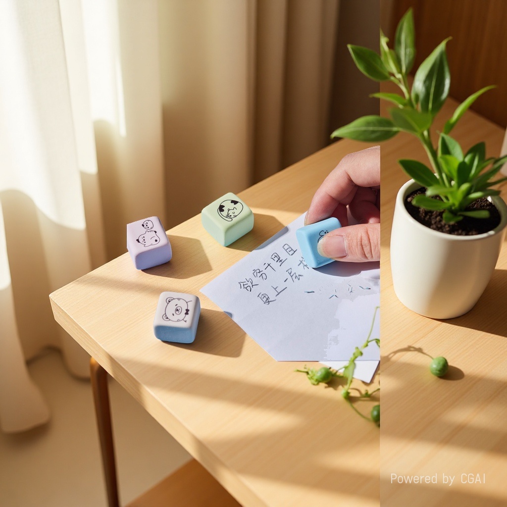 橡皮/文具/拖鞋橡皮擦/橡皮擦套装/潮玩细节图