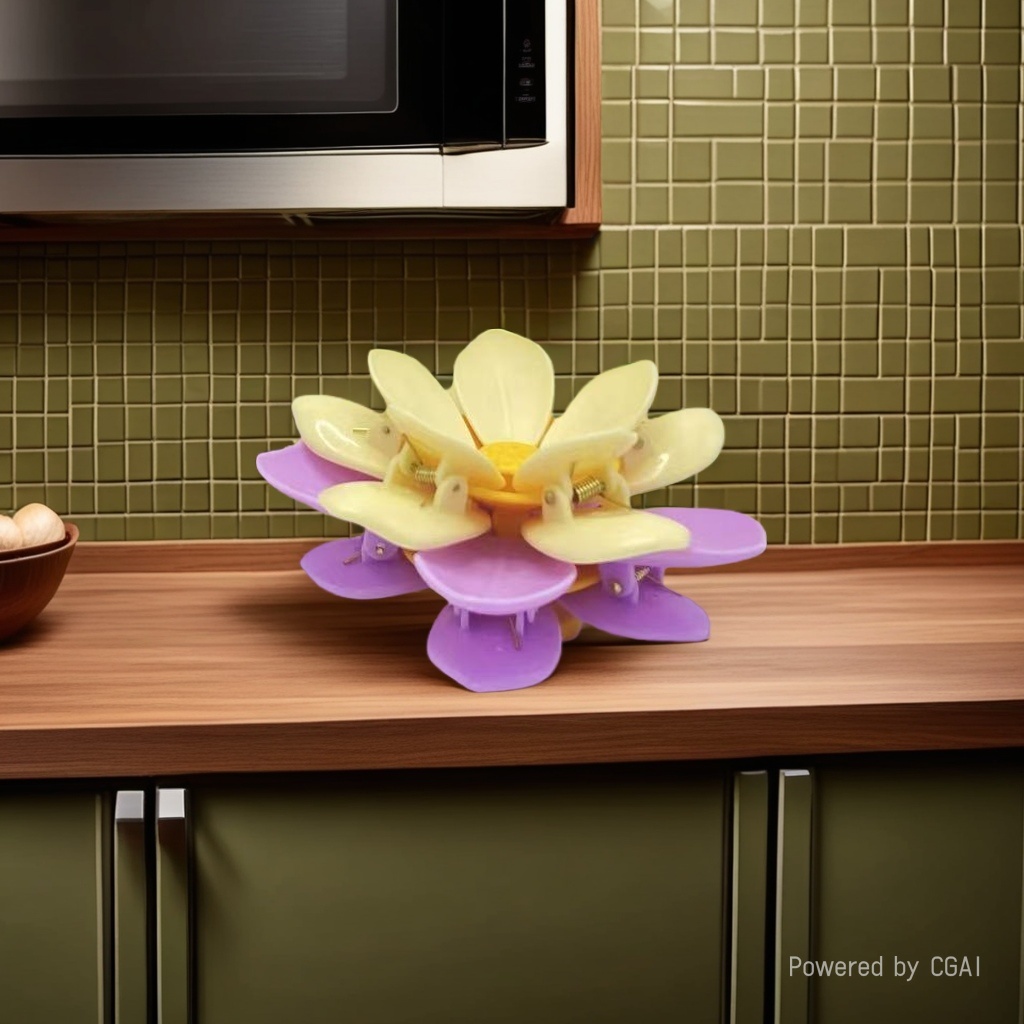 Lotus flower sealing clip, petal magnetic sealing clip, fridge magnet snack sealing clip Application Scenario