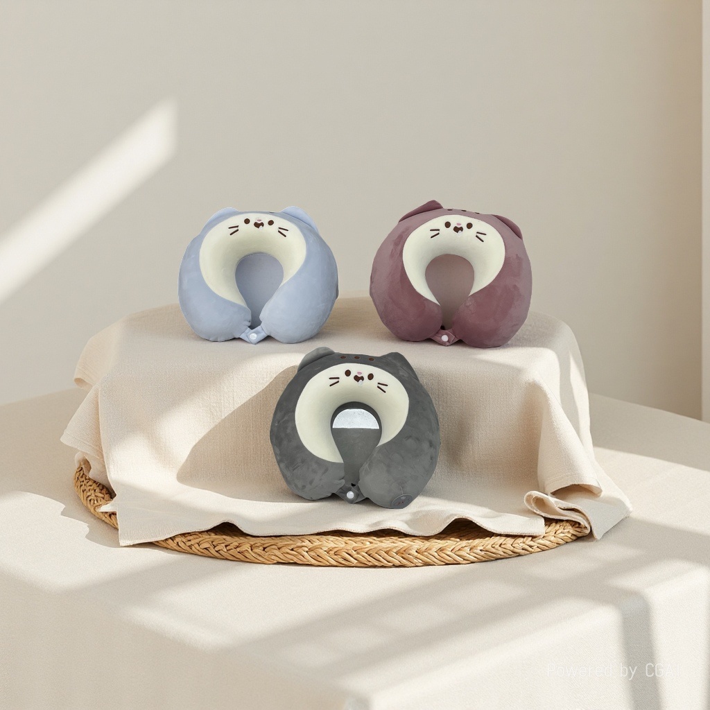U-shaped memory foam travel pillow, comfortable, breathable and neck-protecting new thickened version Specification image