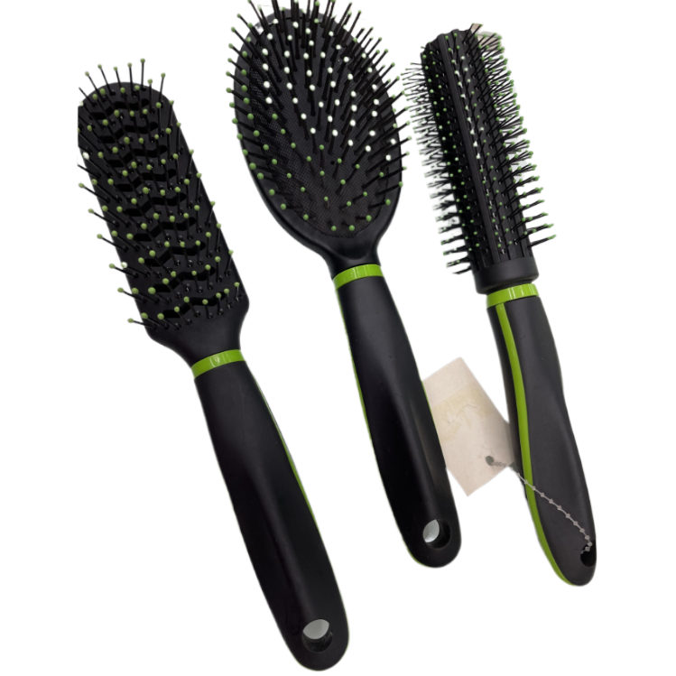 Factory direct sales of hair care combs, round tooth massage combs, exquisite plastic hair smoothing combs for students and women Item Picture