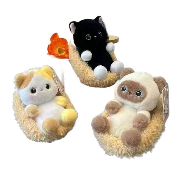 Plush pod, cat plush doll, doll, plush toy, cute toy Item Picture