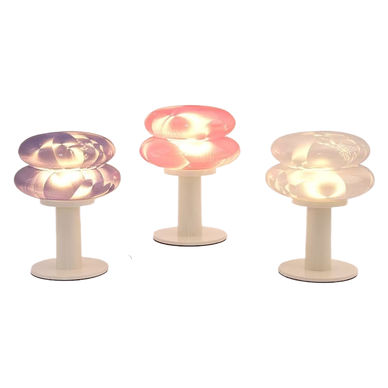Three uniquely shaped decorative table lamps, a starry sky lamp, a sunset lamp and a night lamp Item Picture