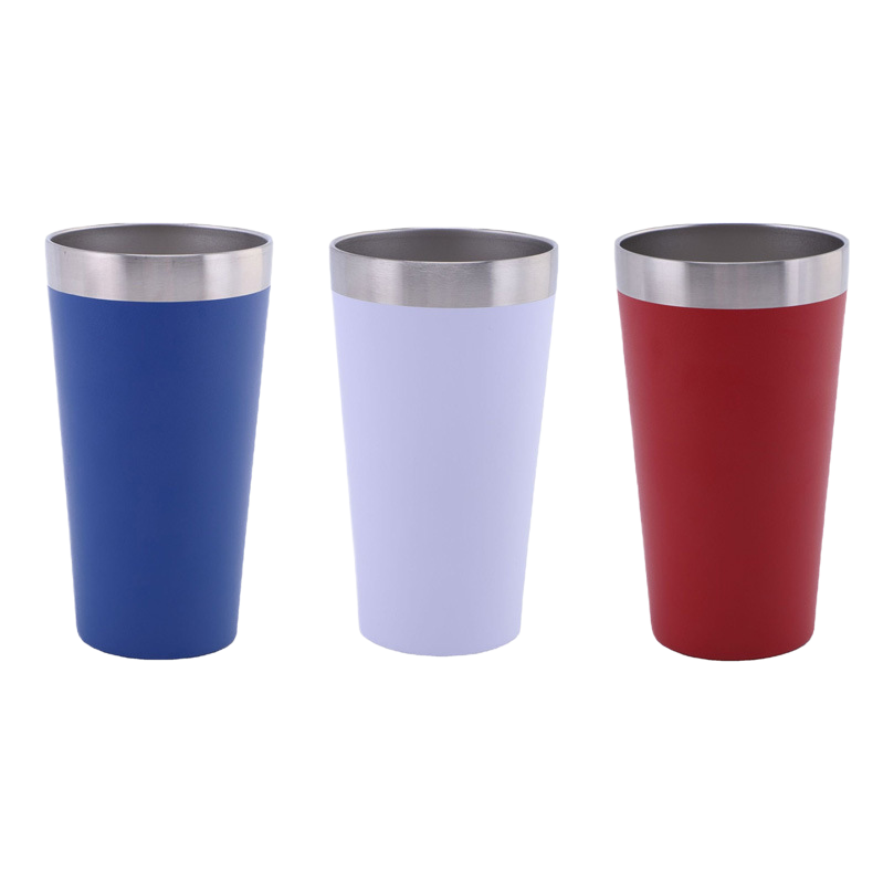 Brazilian lidless beer cups, 304 stainless steel vacuum insulated cups, outdoor portable cold drink water cups, ins mouth cups Item Picture