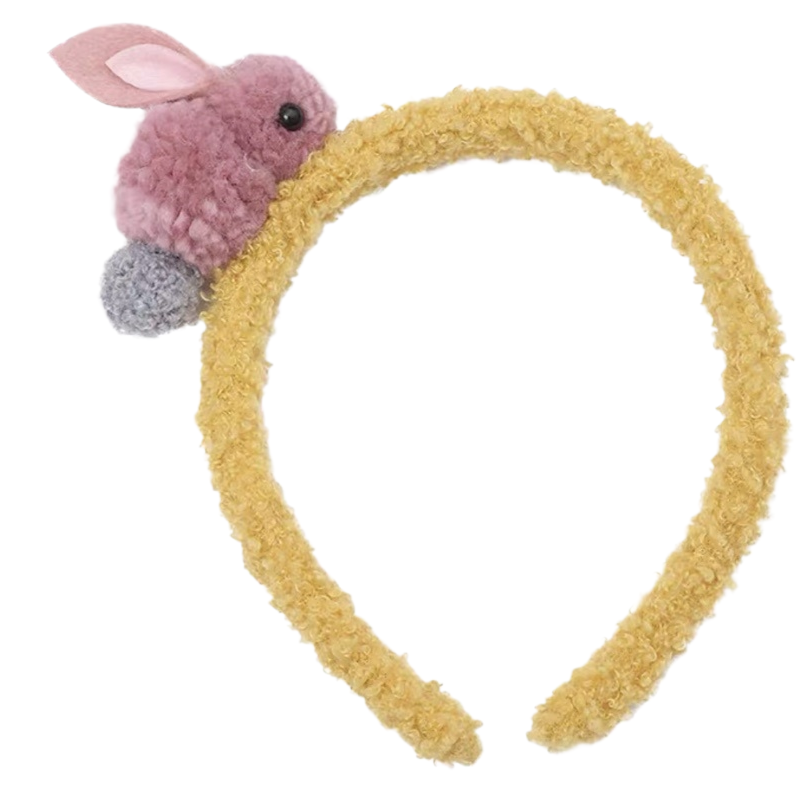 Korean-style patchwork hairband for women and children, leather thin headband, fashionable, versatile and simple style Item Picture