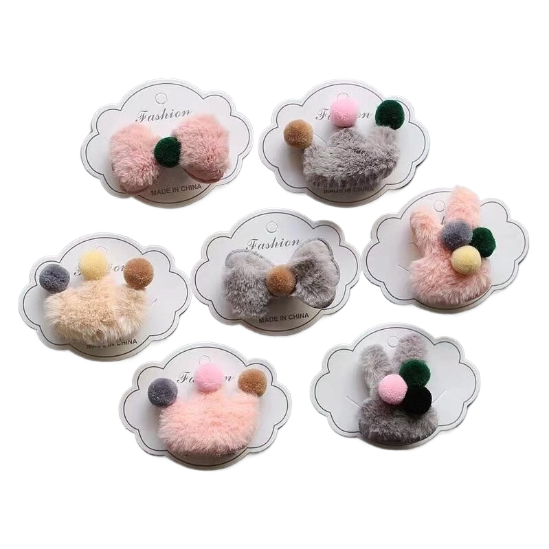 A complete box of fashionable spliced rubber band hair ties for telephone lines. The rubber band hair ties for women are flexible and durable Item Picture