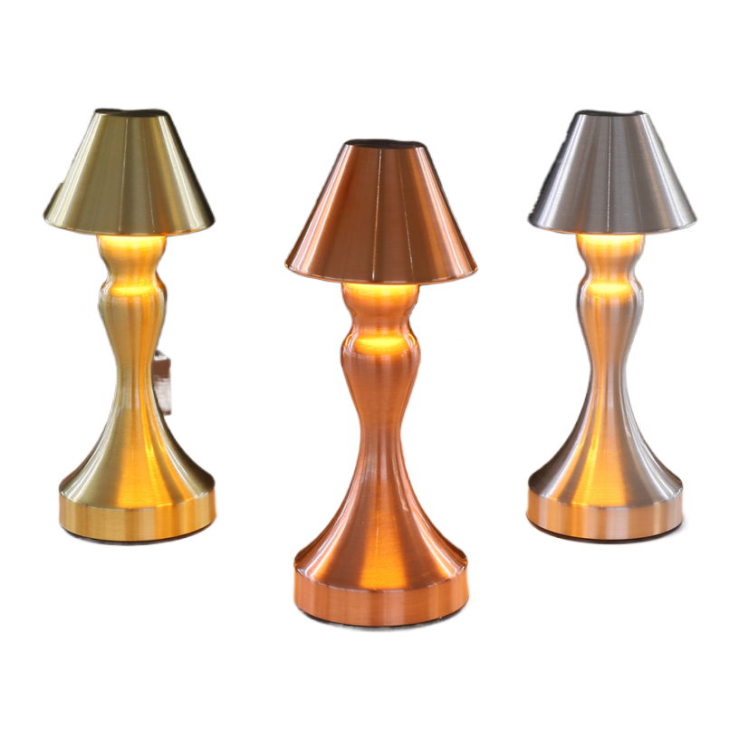 Metal bedside lamp, simple night light Item Picture