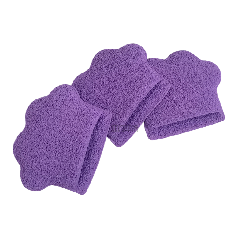 Factory direct sales cat paw skin-friendly makeup remover cleansing puff, glove-style face wash puff, deep cleansing cleansing puff, gentle Item Picture