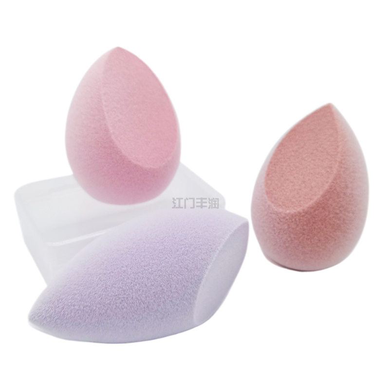 Direct heat supply from the source factory, super soft flocking beauty egg, hydrophilic, non-latex, non-powder, perfect base makeup Item Picture
