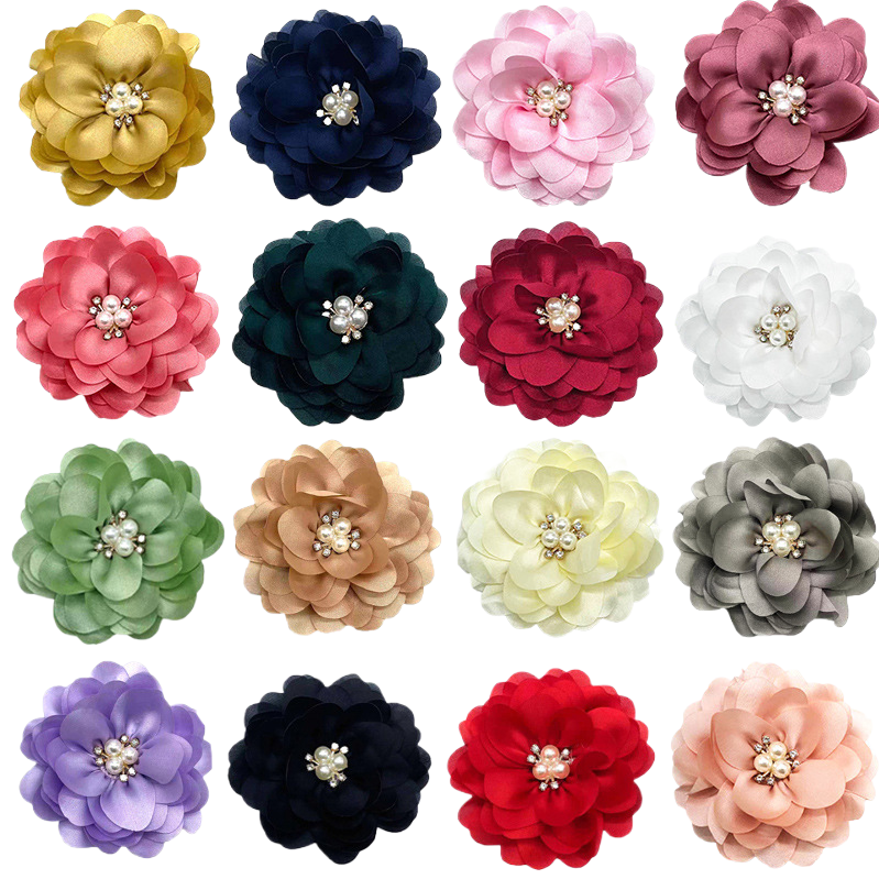 DIY fabric flower accessories, hair accessories, Korean-style brooches, shoes and hats, flower accessories, direct supply from the manufacturer