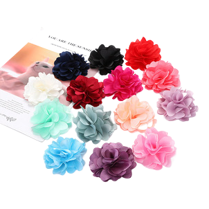 Factory stock of Korean-style three-dimensional fabric flower diy accessories, clothing, shoe materials, accessories and flower heads