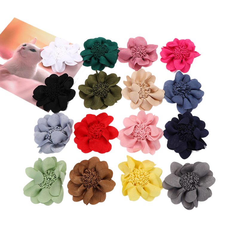 diy simulated fabric flower hats, bags, shoes, clothing, hair accessories, corsages, accessories and accessories, various specifications of chiffon flowers