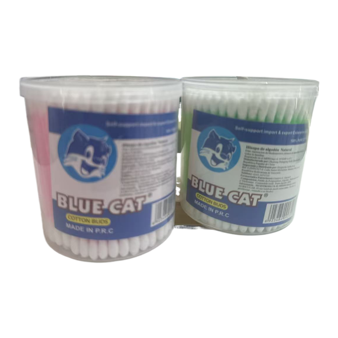 Baby cotton swabs, Blue Cat cotton swabs, 100-piece package, soft and safe baby care products Item Picture