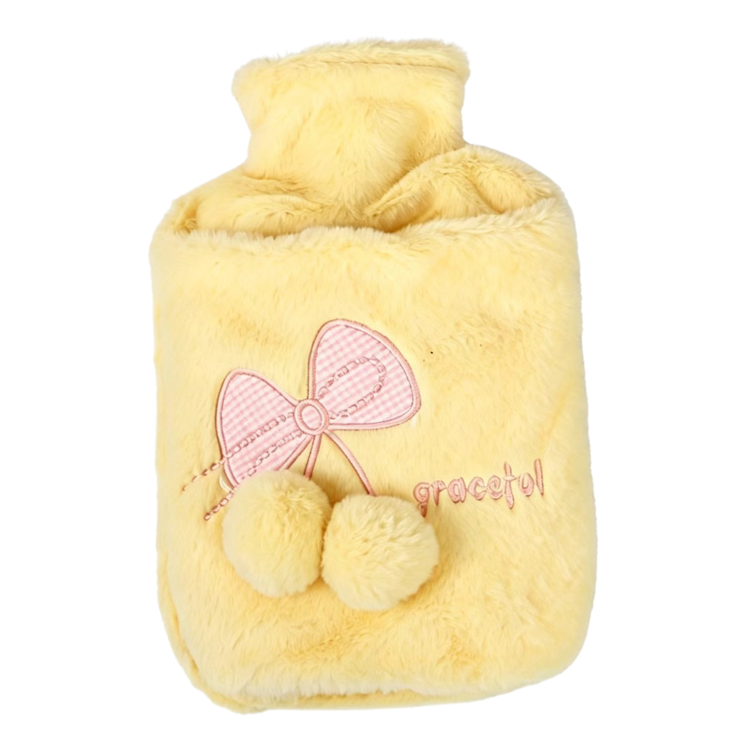 International trade simple water-filled hot water bag, suitable for all ages, winter rubber hot water bag, portable hand warmer, factory direct sales, customizable and designed Item Picture