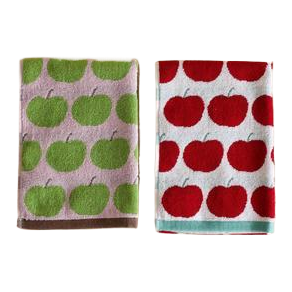 Cute fruit series combed pure cotton towel Three-dimensional color woven jacquard Class A absorbent face towel Bath towel