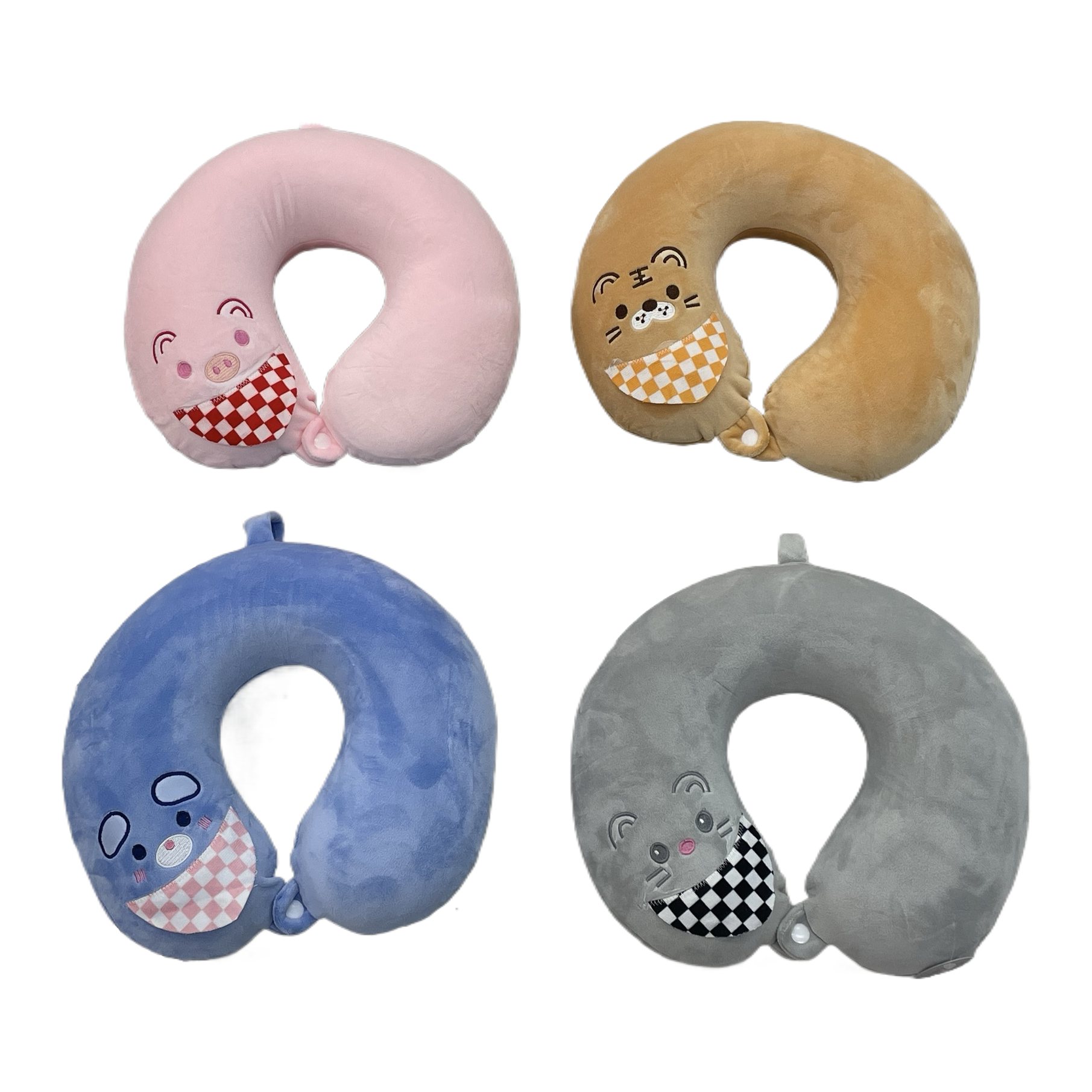 Cartoon U-shaped pillow, memory foam travel pillow, comfortable, breathable and neck-protecting new design Item Picture
