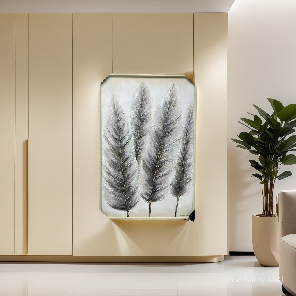 Entrance hall decorative painting, hand-painted oil painting, living room decorative painting, light luxury hanging painting, dining room American mural, corridor texture painting. 091157913 details Picture
