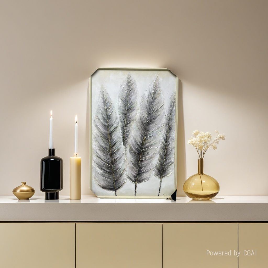 Entrance hall decorative painting, hand-painted oil painting, living room decorative painting, light luxury hanging painting, dining room American mural, corridor texture painting. 091157913 Specification image