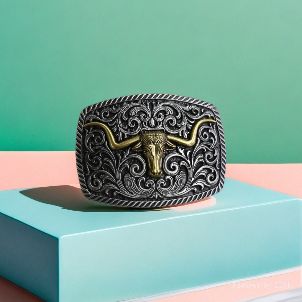 Zinc alloy belt buckle decorative belt, 18cm fashionable and simple men's belt 5