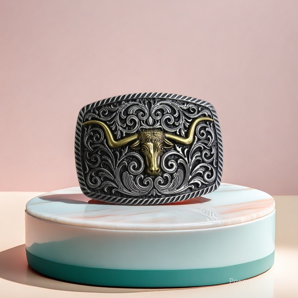 Zinc alloy belt buckle decorative belt, 18cm fashionable and simple men's belt 5 Specification image