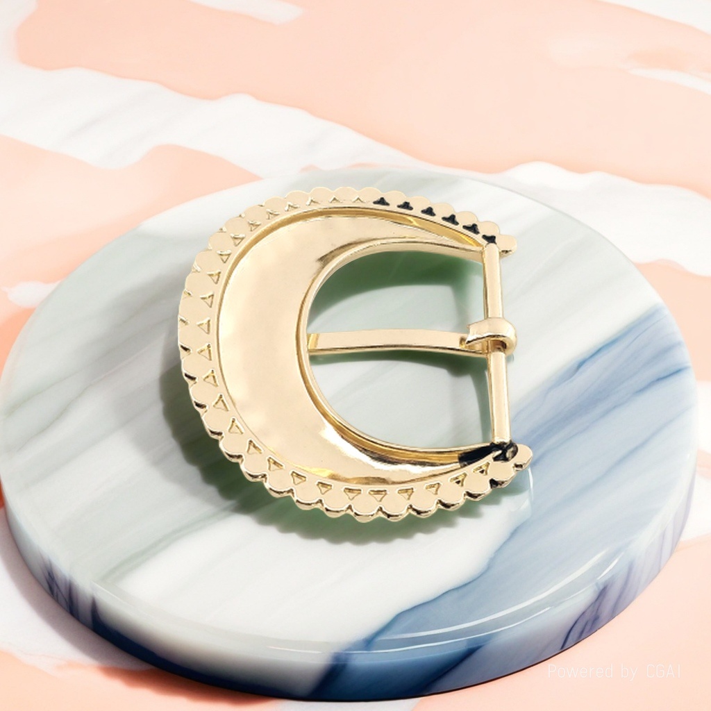 Zinc alloy belt buckle decorative belt, 18cm fashionable and simple men's belt 6
