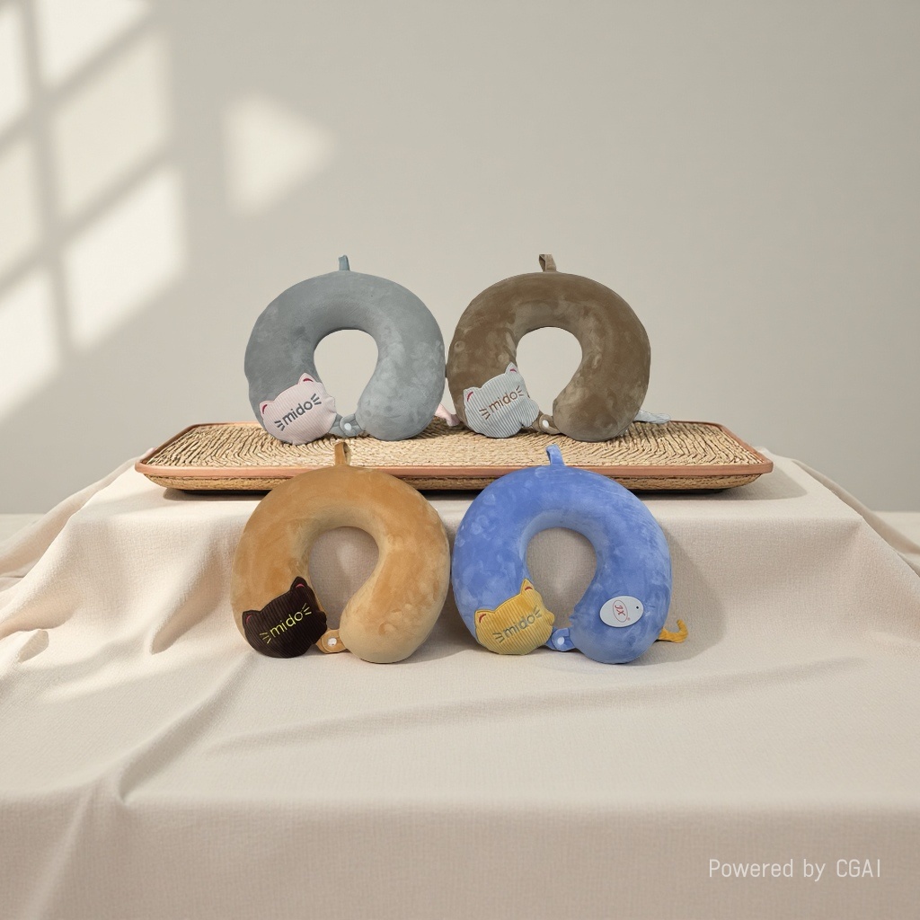 Customized plush toy chair, simulated neck pillow, plush toy 180g, soft and cute, customizable Application Scenario
