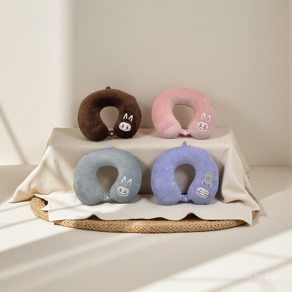 U-shaped memory foam travel pillow, comfortable, breathable and neck-protecting new upgraded model 101739422