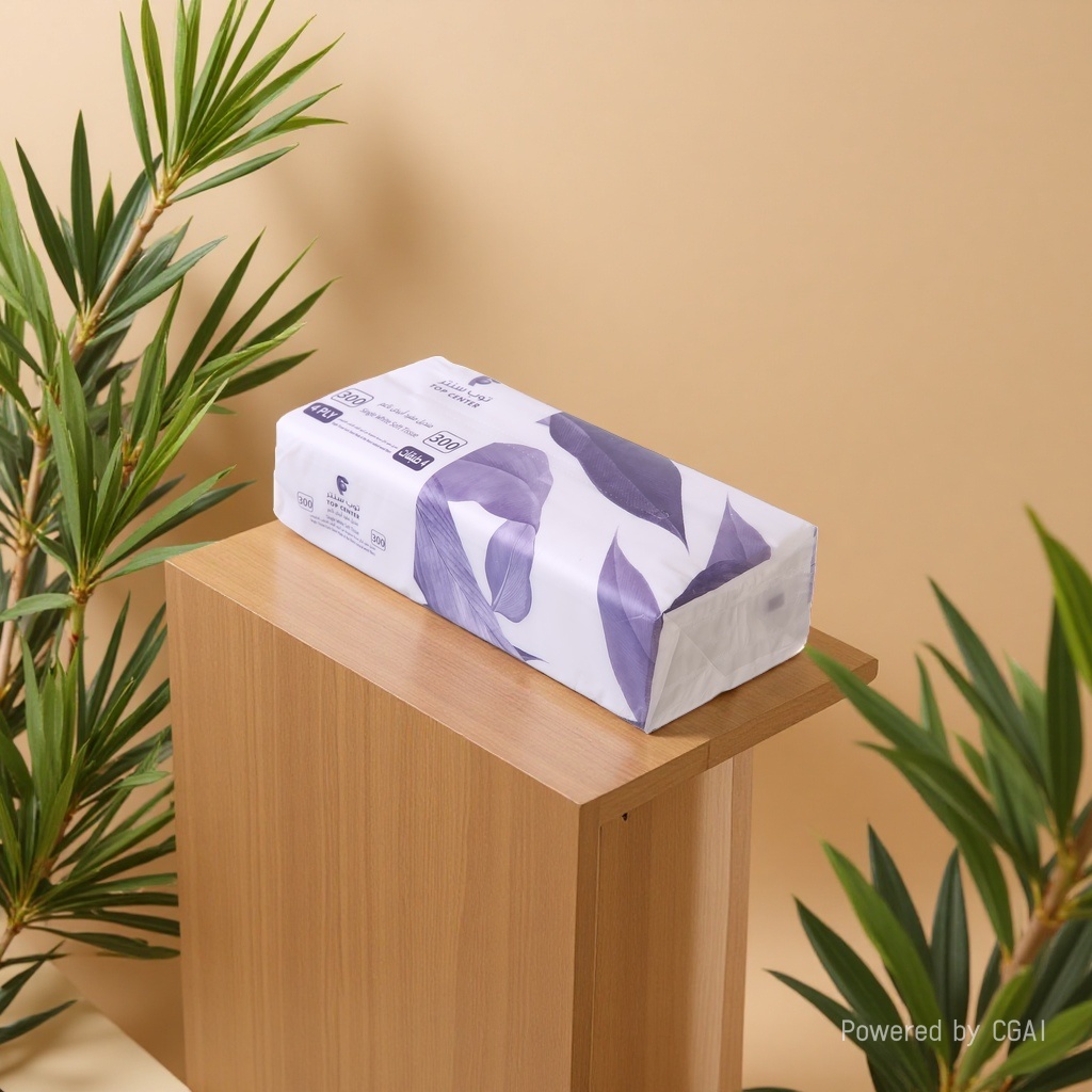 Patrón de hoja toalla de papel envoltura toalla de papel tirado Specification image