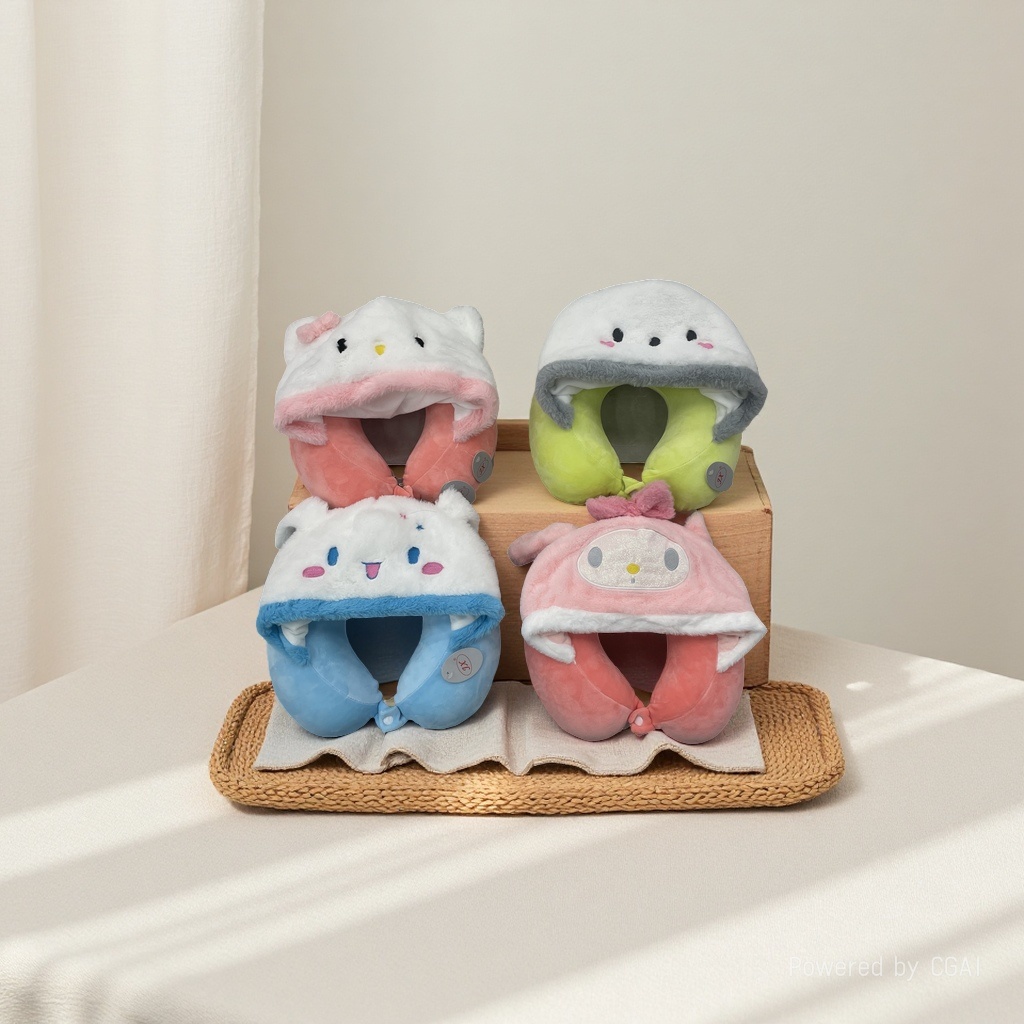 定制毛绒玩具公仔椅仿真颈枕毛绒玩具180g清新可爱 plush