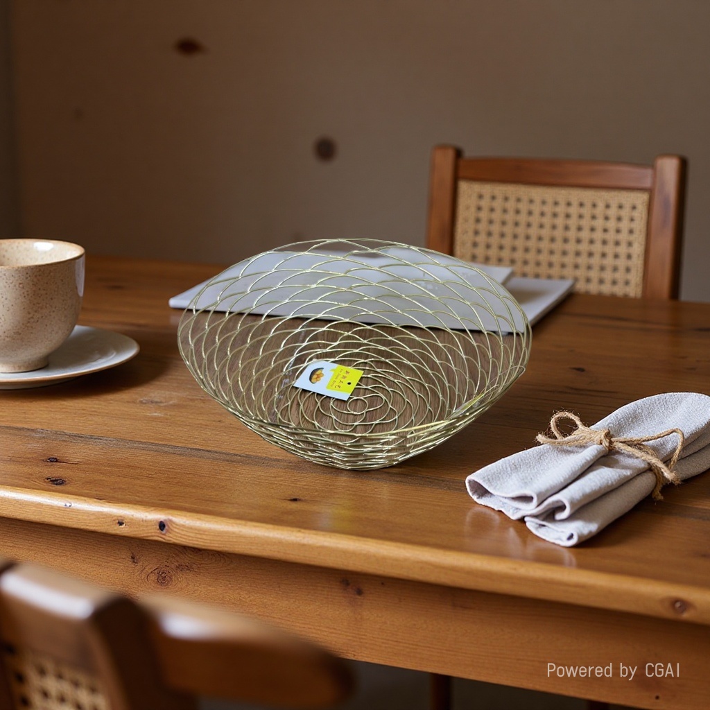 Light luxury style iron fruit plate, draining and storage fruit basket, high-end feel, ins high appearance level, living room home fruit plate Application Scenario