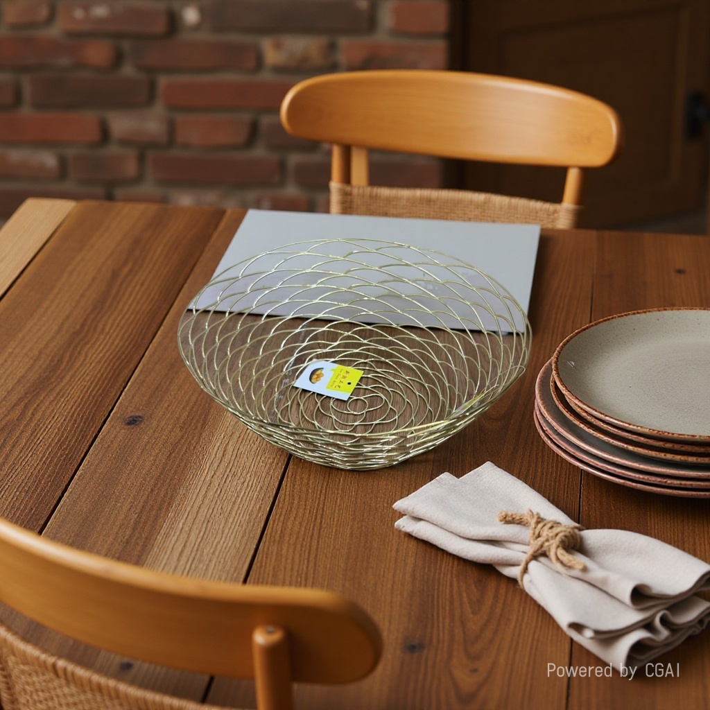 Light luxury style iron fruit plate, draining and storage fruit basket, high-end feel, ins high appearance level, living room home fruit plate details Picture
