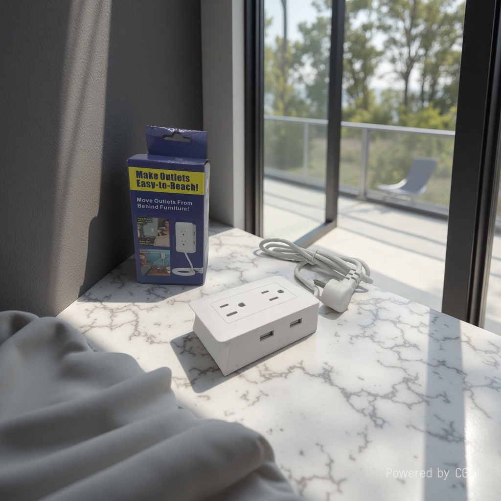 British standard power adapter power strip quality rail power adapter 180g Application Scenario