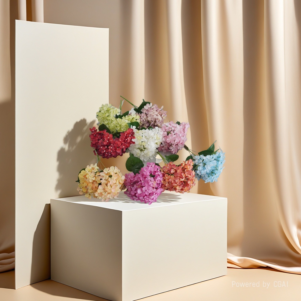 仿真花/假花仿真花/假花/装饰花/毛线太阳花产品图