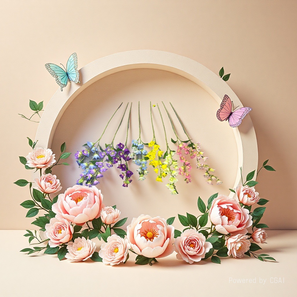 彩色绣球花束仿真花假花装饰花毛线太阳花居家摆件151342337
