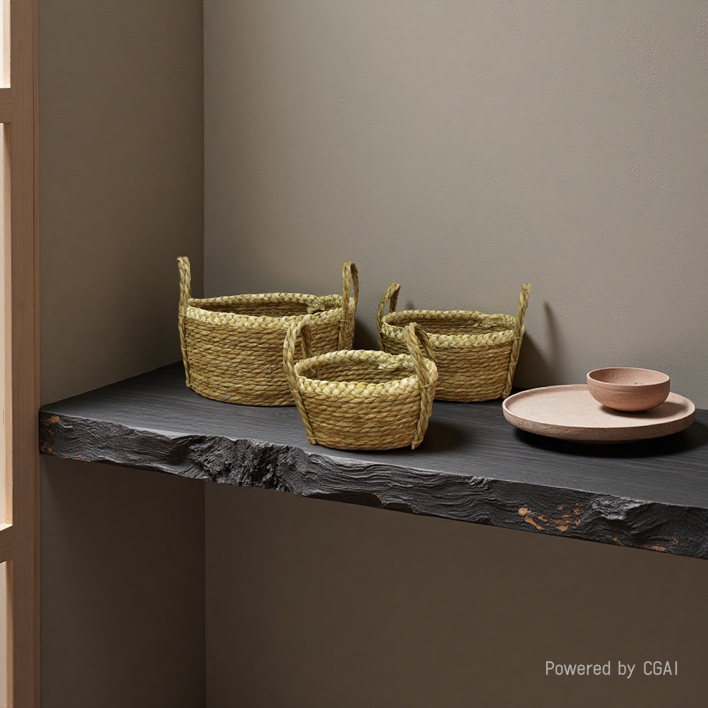 Anti-rattan woven storage basket, dirty clothes basket, multi-purpose storage basket, storage basket, household storage basket Application Scenario