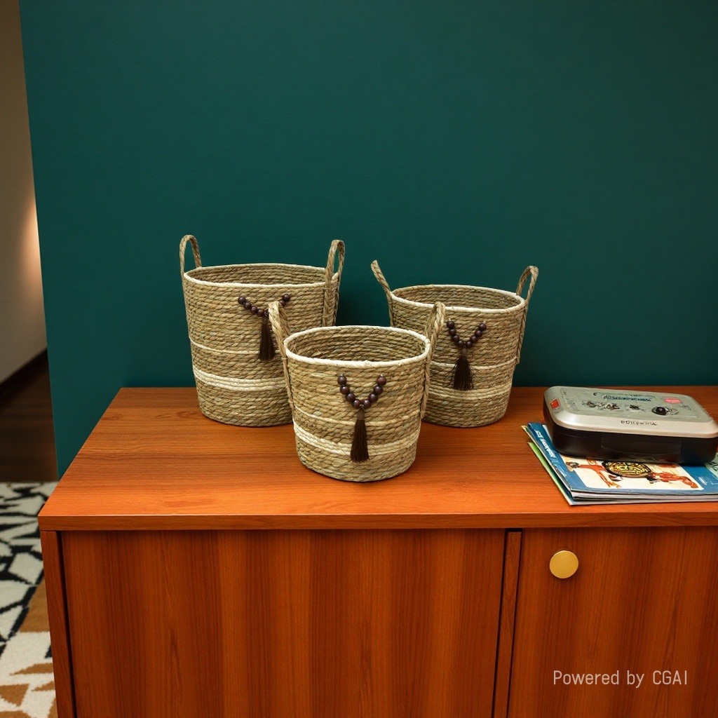 Anti-rattan woven storage basket, storage basket, dirty clothes basket, storage basket, multi-purpose storage Specification image