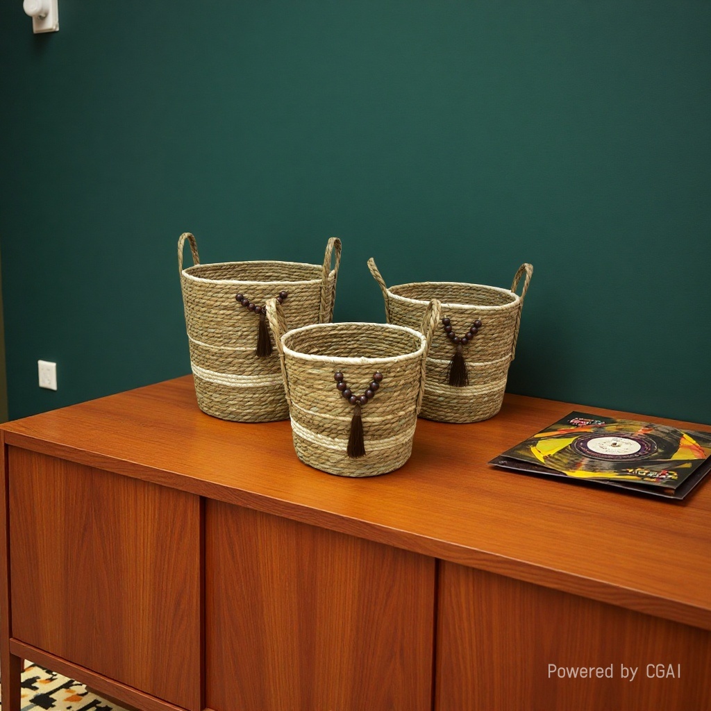 Anti-rattan woven storage basket, storage basket, dirty clothes basket, storage basket, multi-purpose storage details Picture